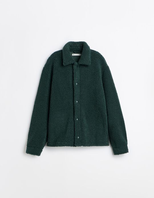 Comprar Online Sobrecamisa Sherpa, Homem, Verde Escuro