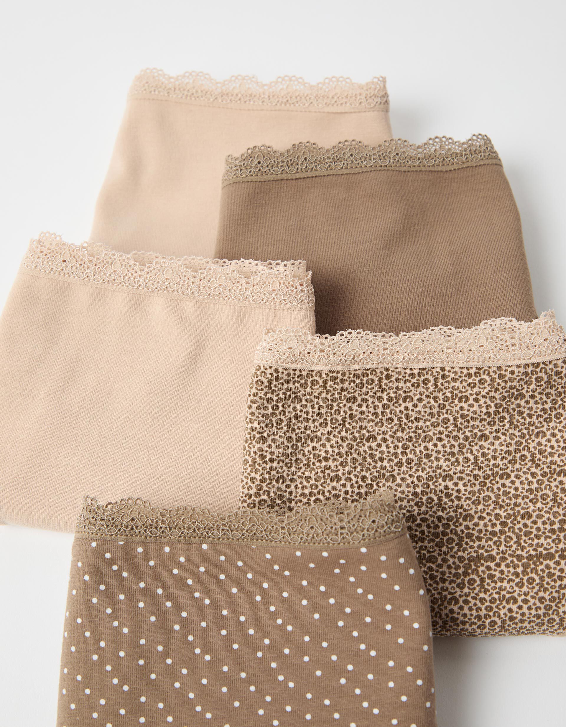 Comprar Online Pack 5 Cuecas Brasileiras, Mulher, Bege