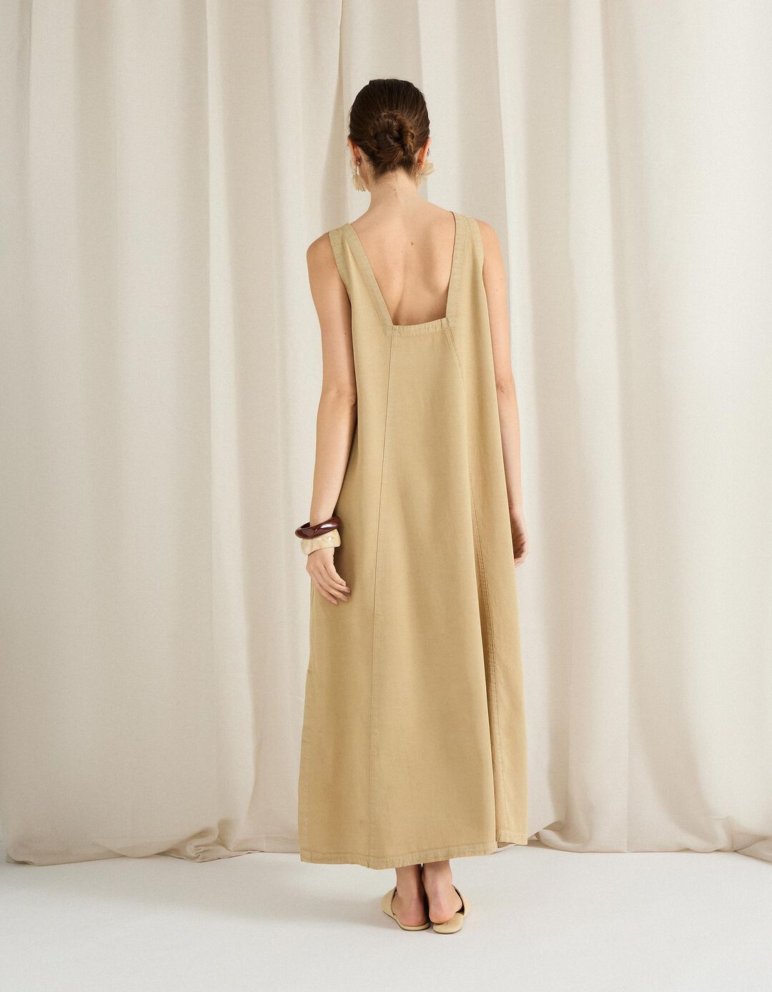 Vestido Liocel, Mulher, Bege Claro