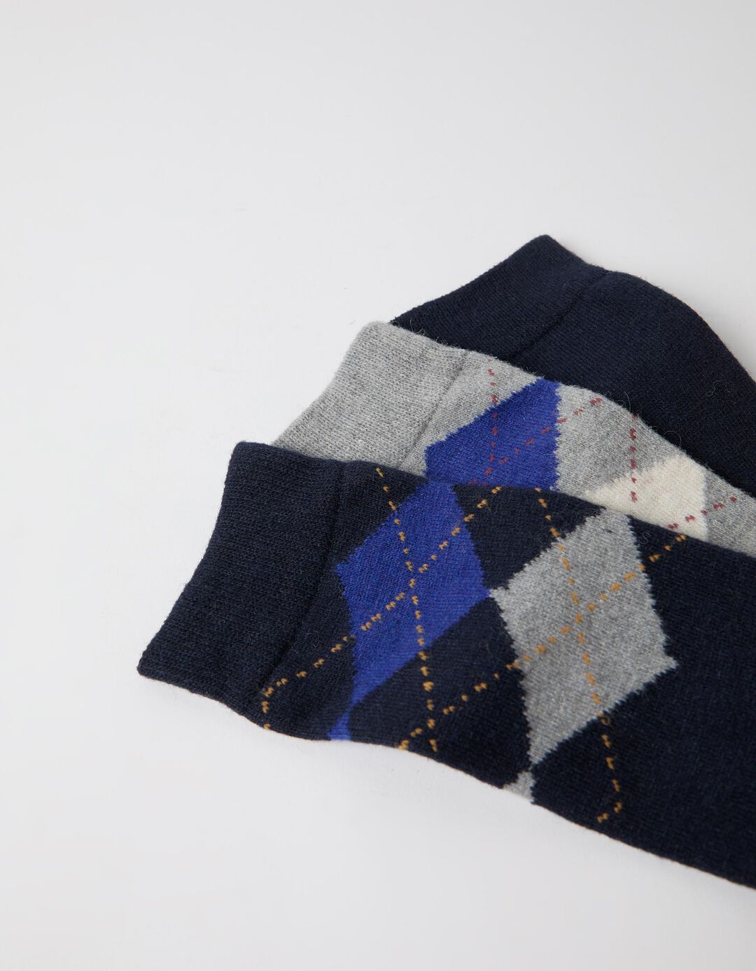 Pack 3 Pares De Meias, Homem, Azul