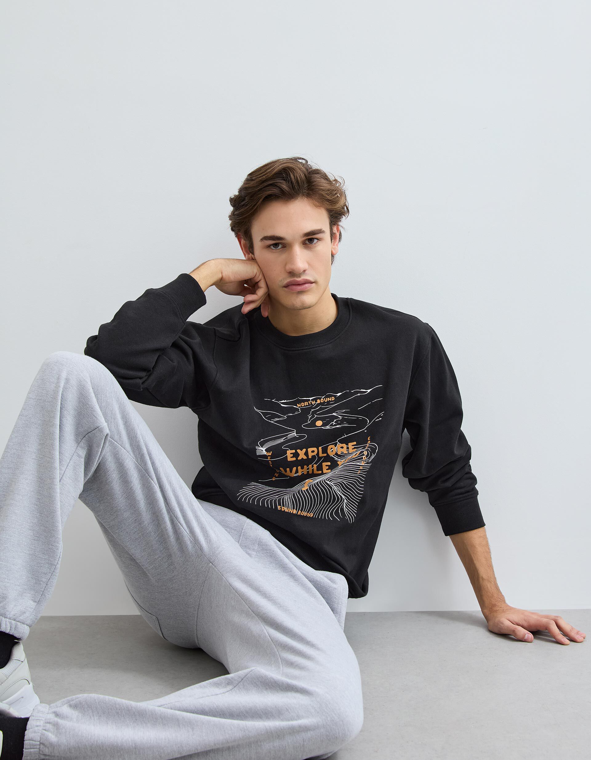 Comprar Online Sweatshirt, Homem, Preto