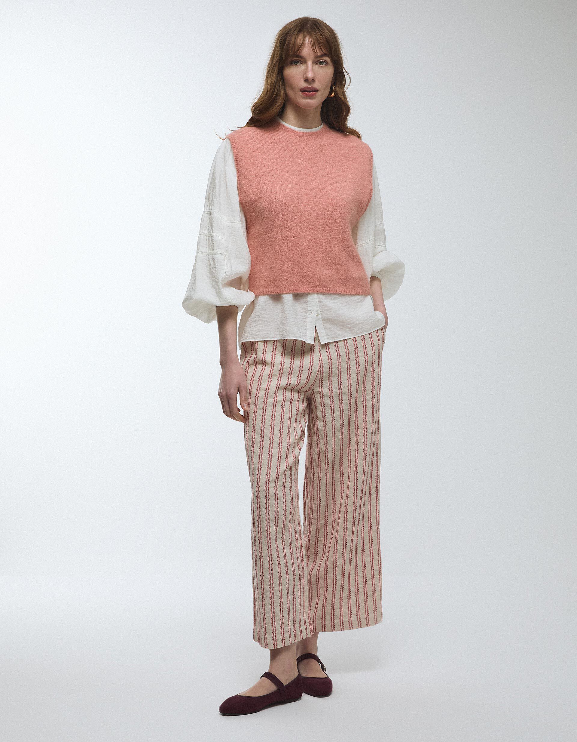 Comprar Online Colete com L&atilde;, Mulher, Rosa