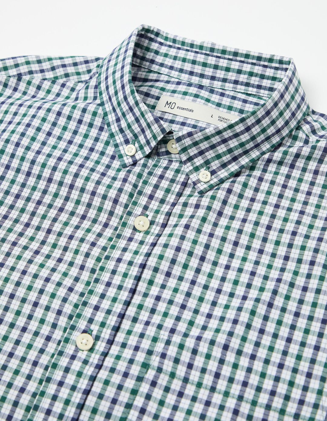 Camisa Xadrez, Homem, Verde Escuro