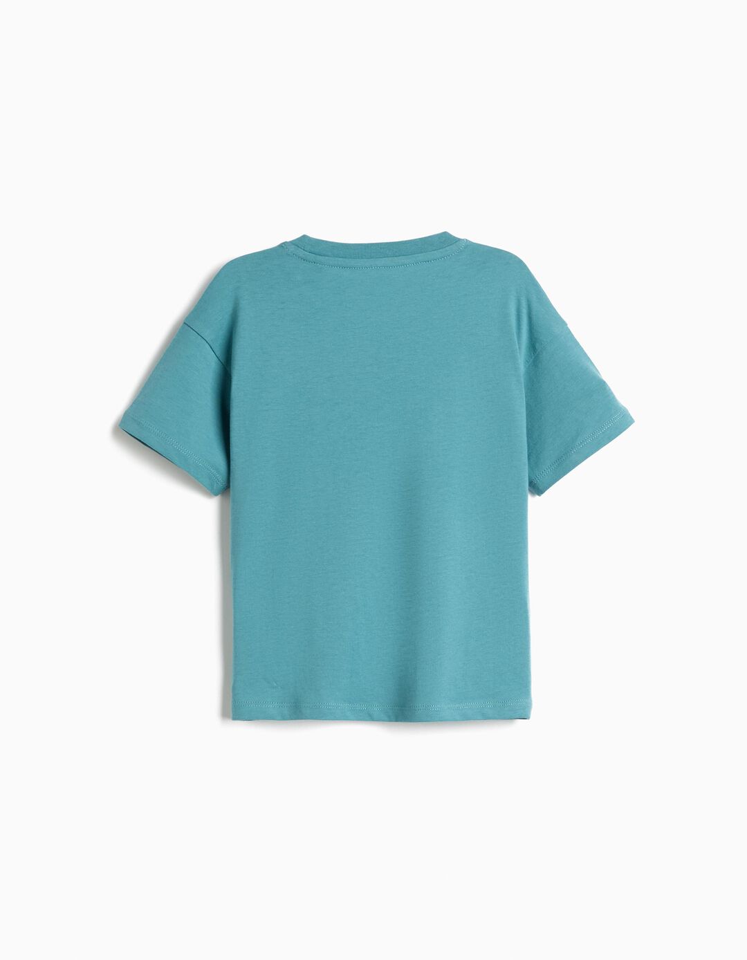T-shirt Estampada, Menino, Azul