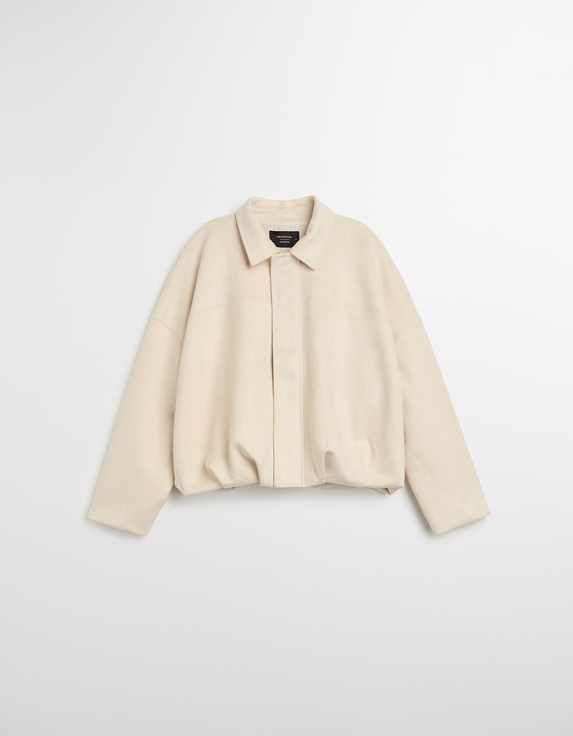 Comprar Online Casaco Bomber Efeito Camur&ccedil;a, Mulher, Bege