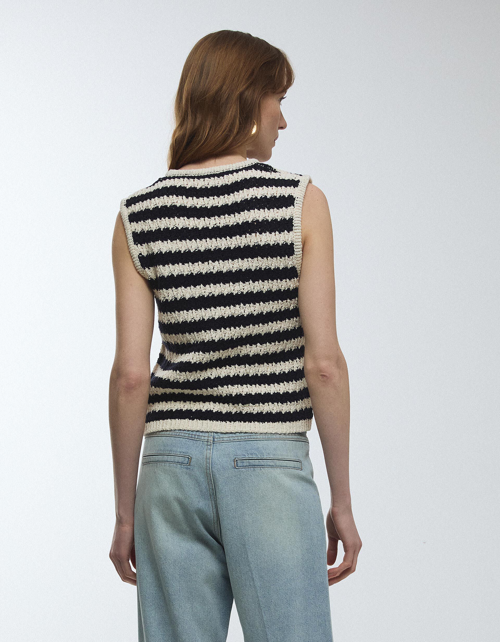 Comprar Online Colete de Malha, Mulher, Azul Escuro