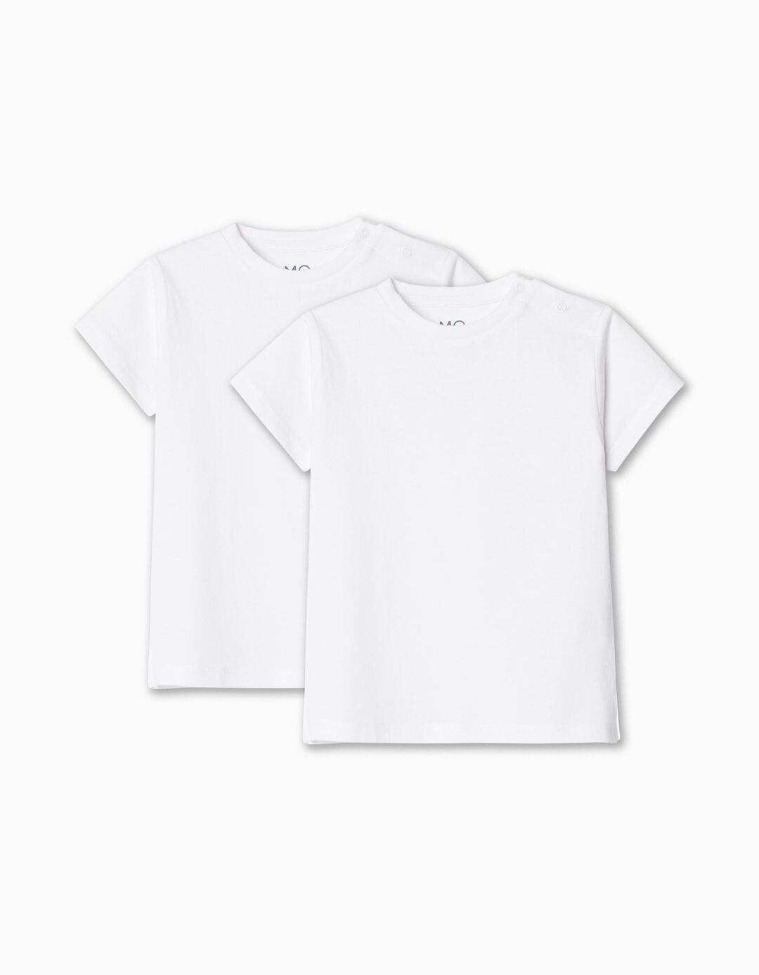Pack 2 T-shirts, Bebé Menina, Branco