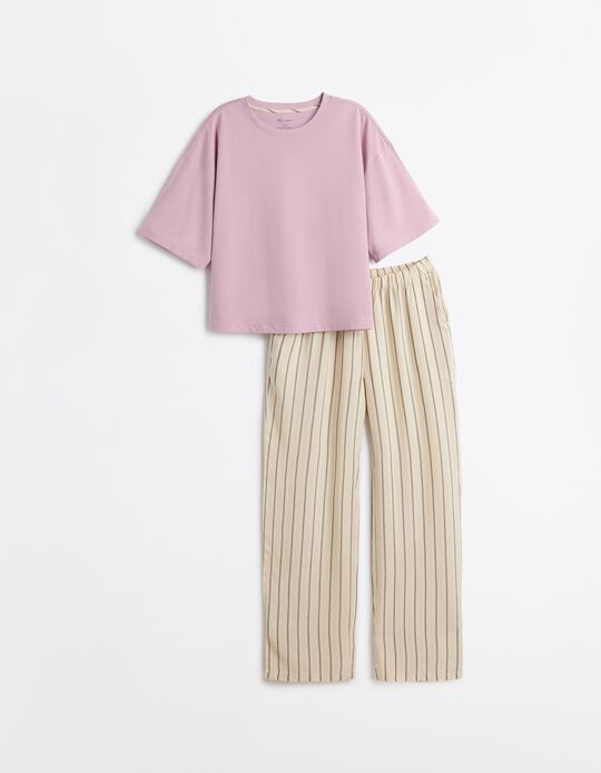Comprar Online Pijama Jersey, Mulher, Rosa Claro