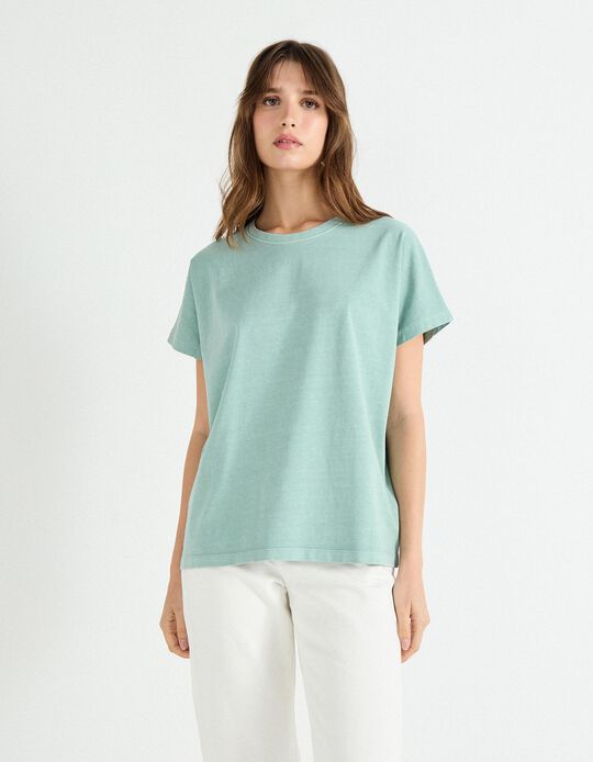 Comprar Online T-shirt, Mulher, Verde Claro