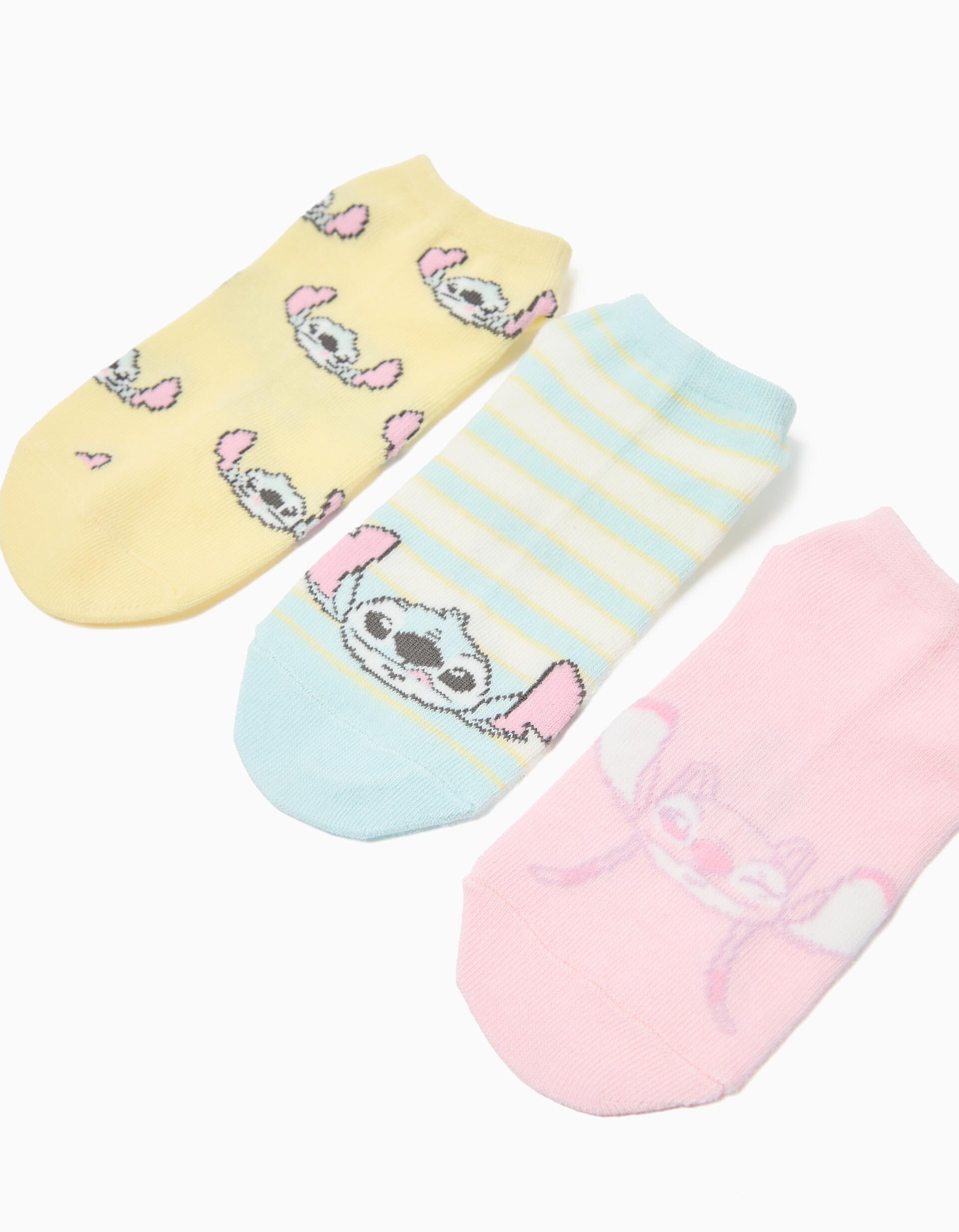 Comprar Online Pack 3 Meias 'Stitch' &copy;Disney, Menina, Multicor