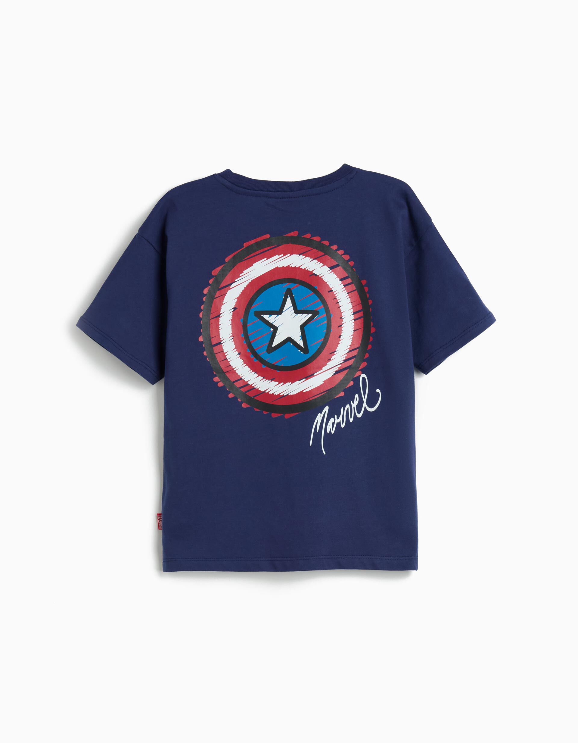 Comprar Online T-shirt 'Marvel', Menino, Azul Escuro