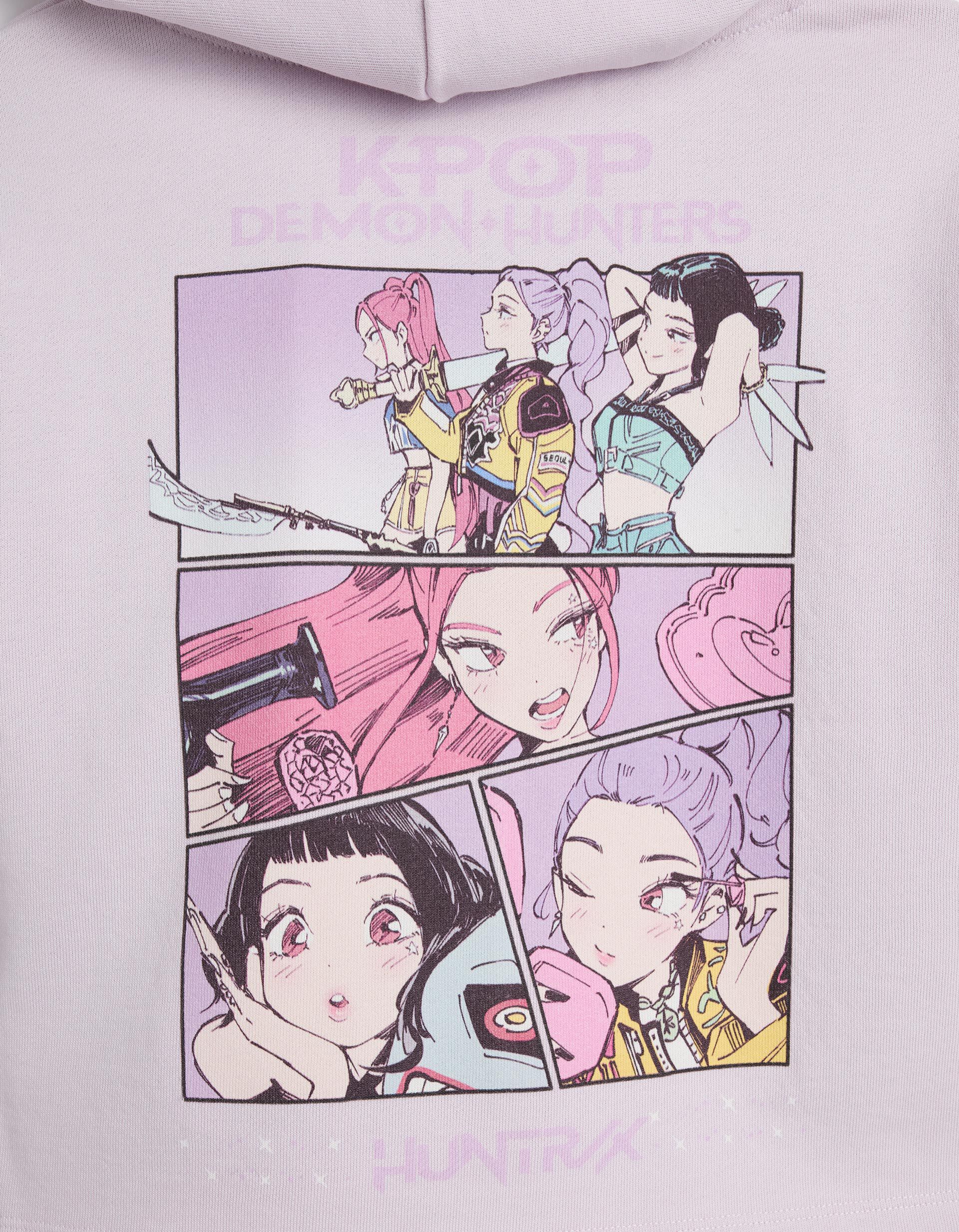 Comprar Online Sweatshirt 'KPop Demon Hunters', Menina, Roxo Claro