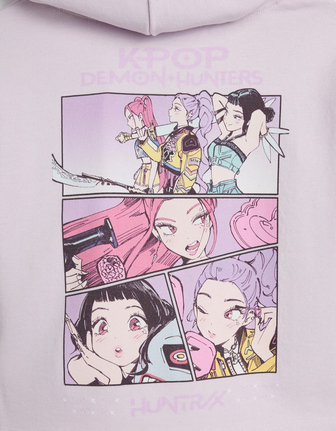 Sweatshirt 'KPop Demon Hunters', Menina, Roxo Claro