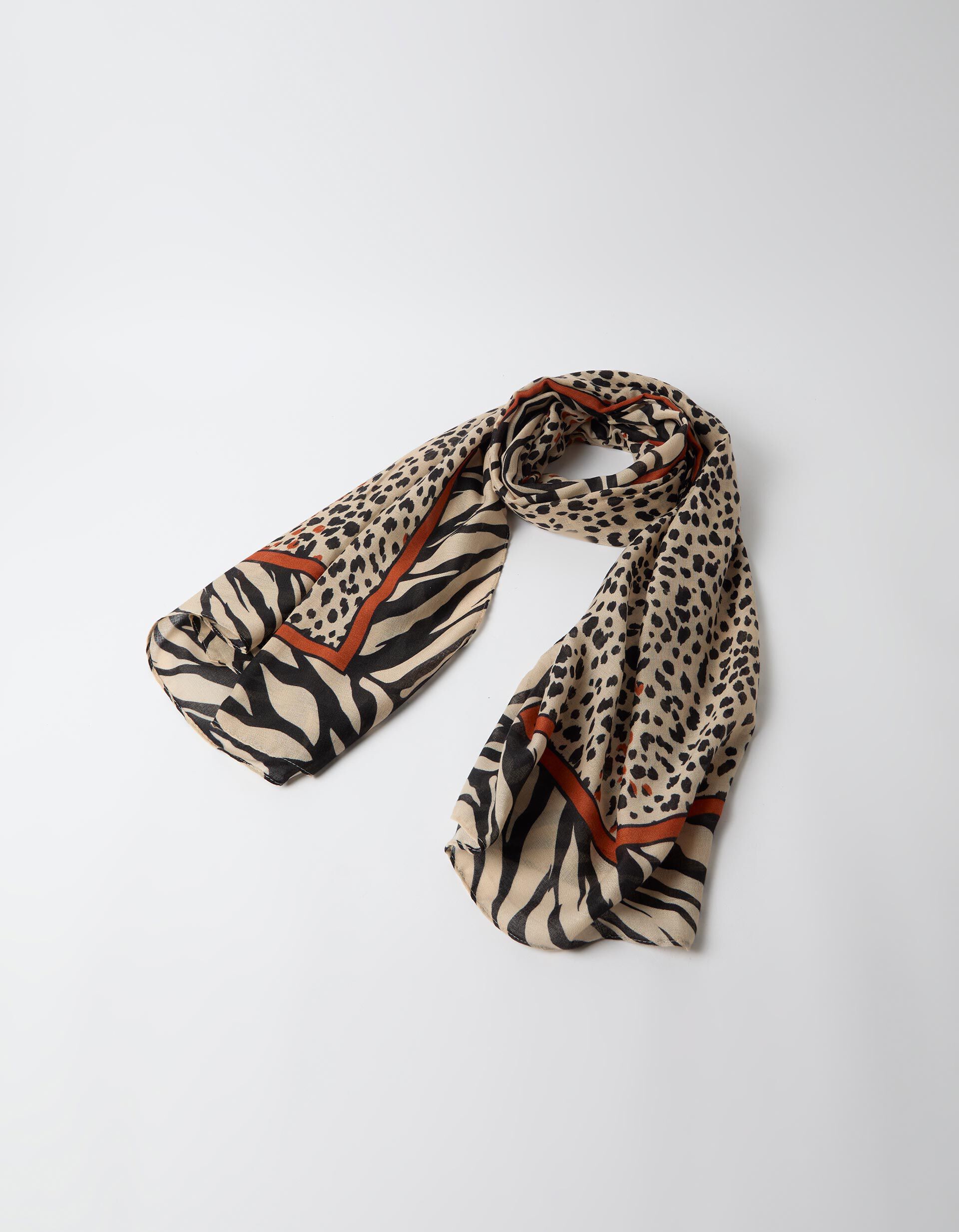 Comprar Online Len&ccedil;o Animal Print, Mulher, Multicolor