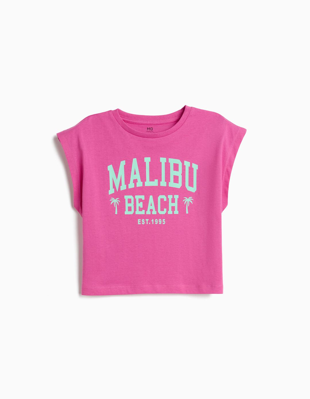 T-shirt Estampada, Menina, Rosa