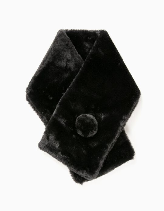 Cachecol em p&ecirc;lo sint&eacute;tico