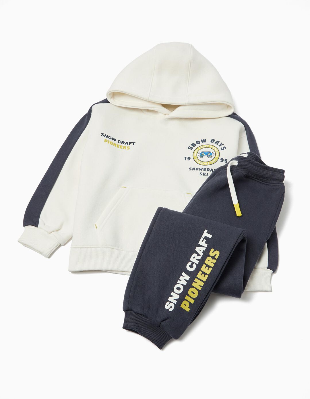 Conjunto de Jogging, Menino, Branco