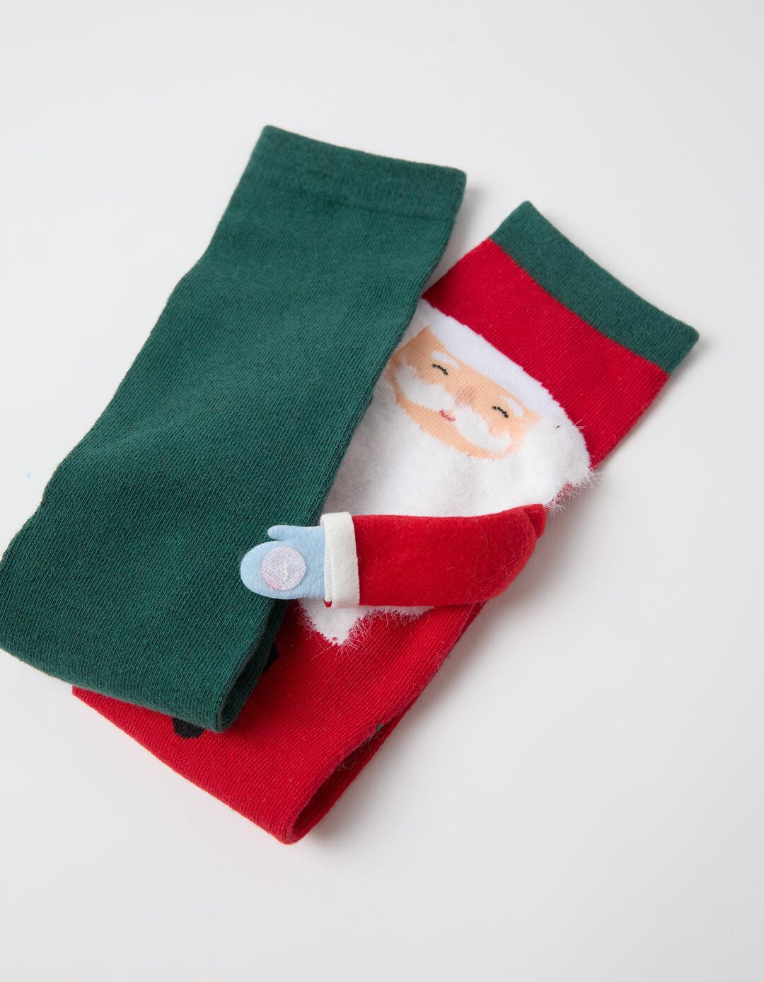 Pack 2 Pares De Meias De Natal, Homem, Vermelho Escuro