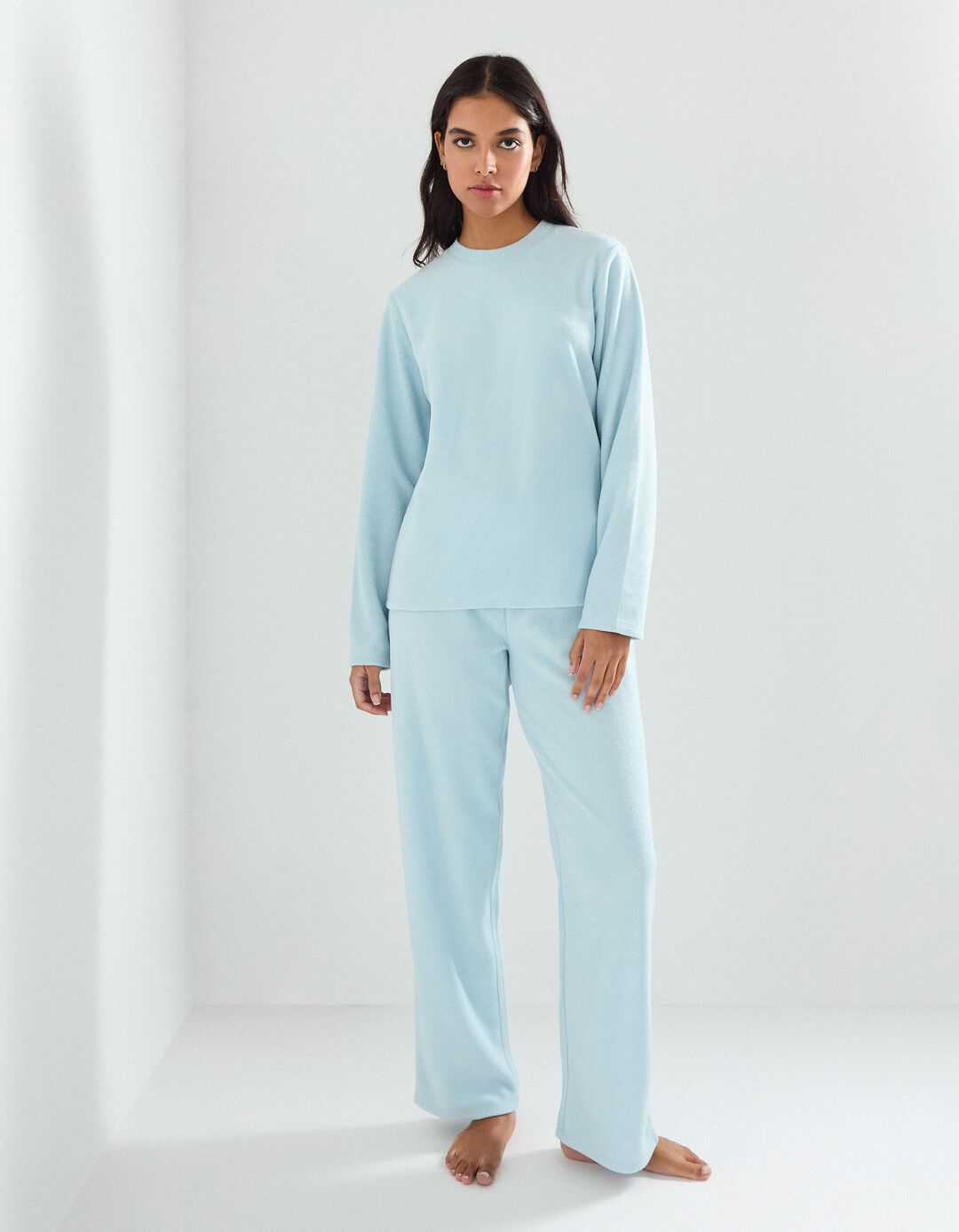 Pijama, Mulher, Azul Claro