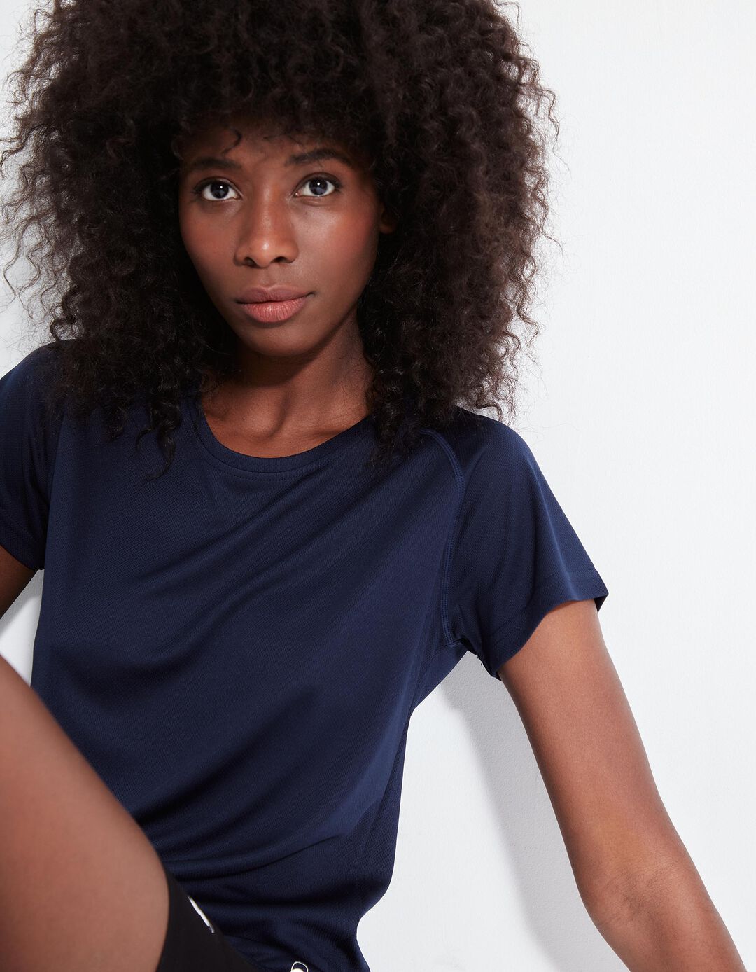 T-shirt de Desporto, Mulher, Azul Escuro