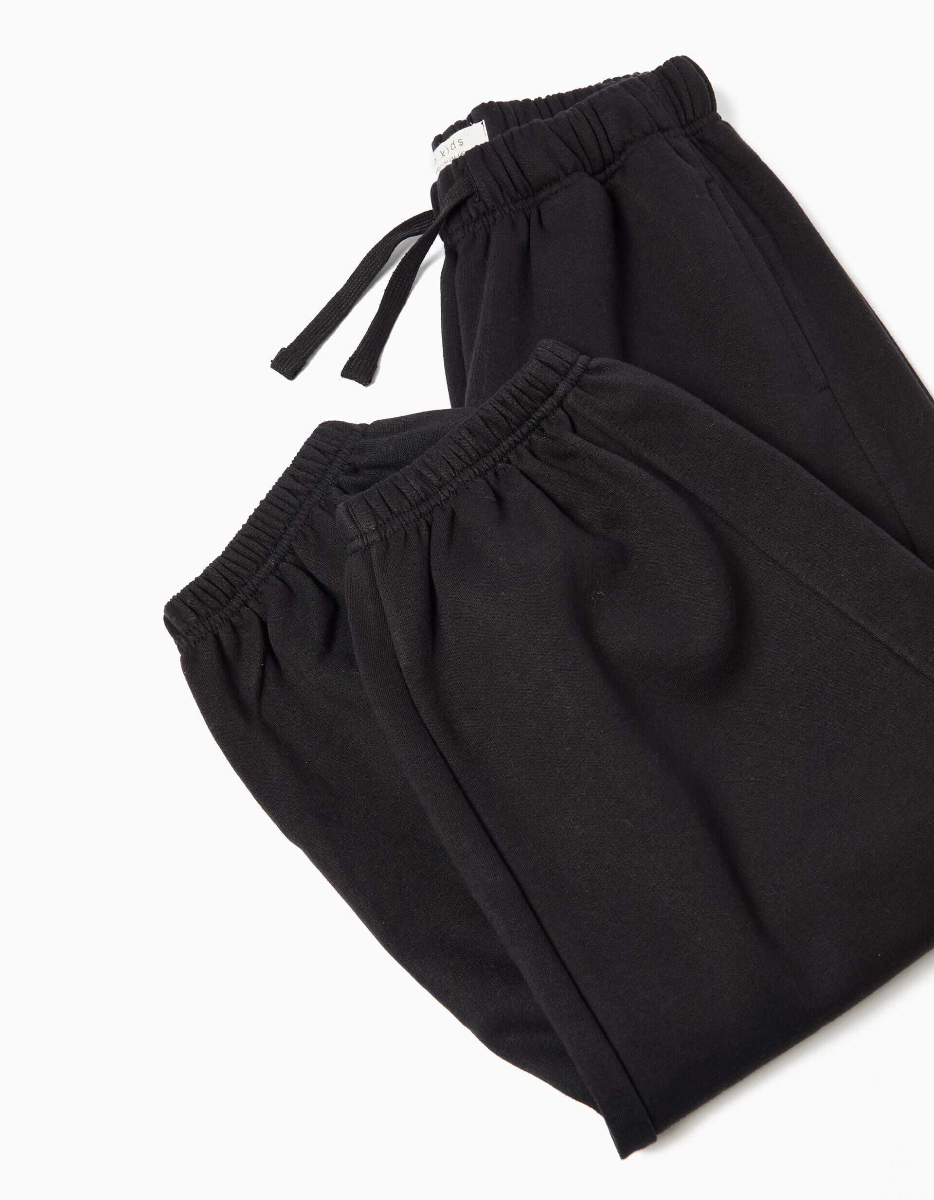 Comprar Online Cal&ccedil;as de Jogger 'Baggy', Menino, Preto 