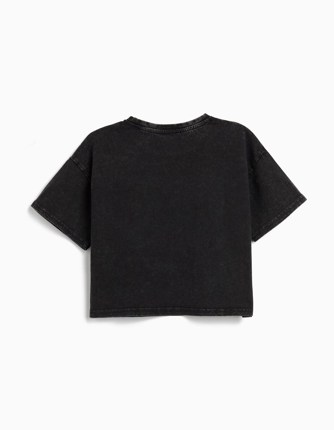 T-shirt Print, Menina, Preto
