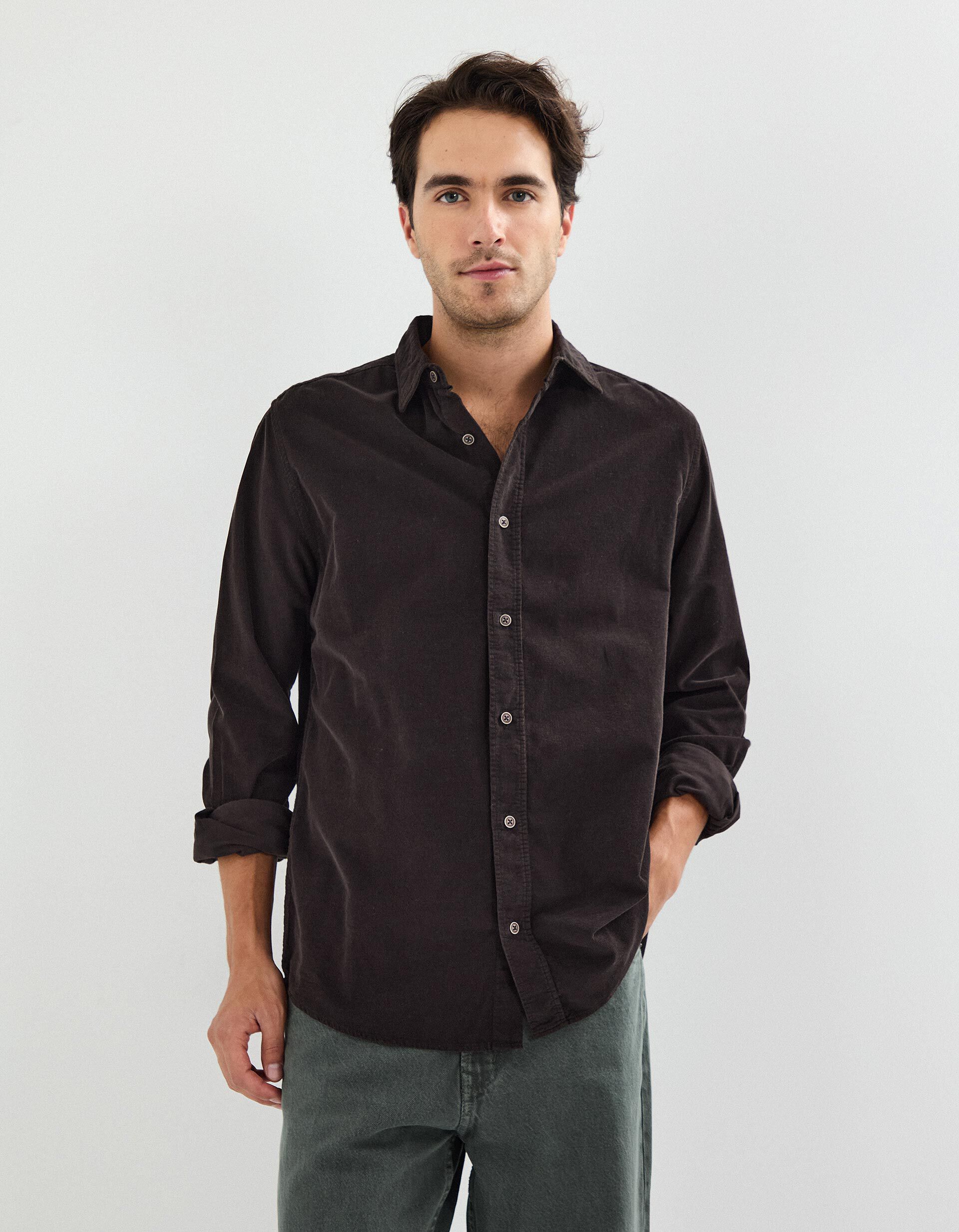 Comprar Online Camisa, Homem, Castanho