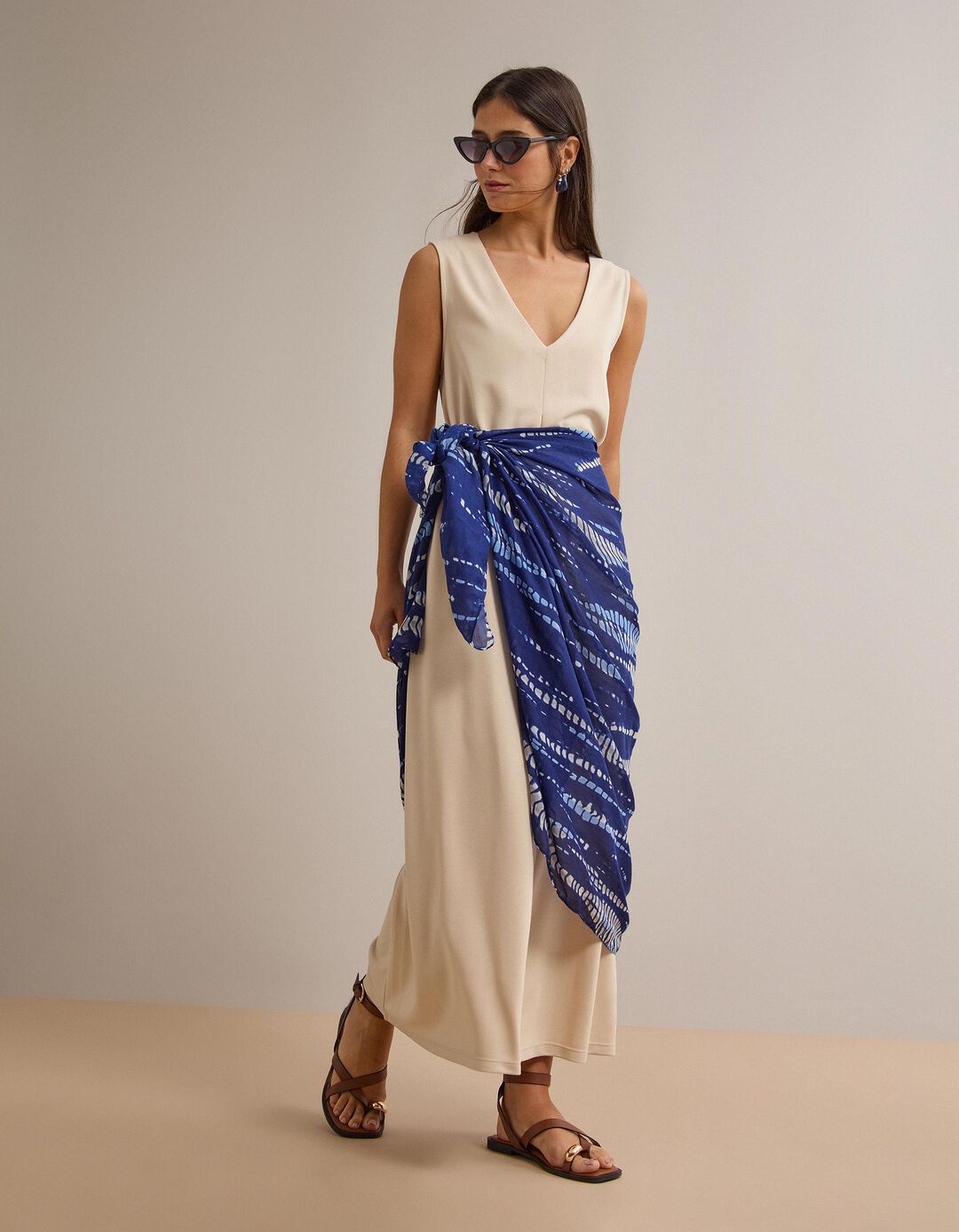 Vestido Comprido, Mulher, Cru