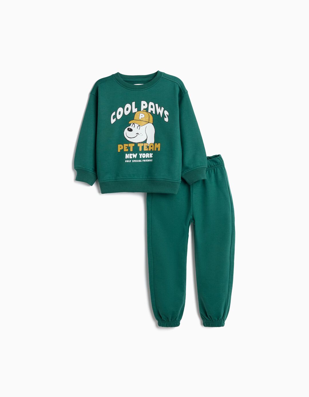 Conjunto De Jogging, Menino, Verde Escuro