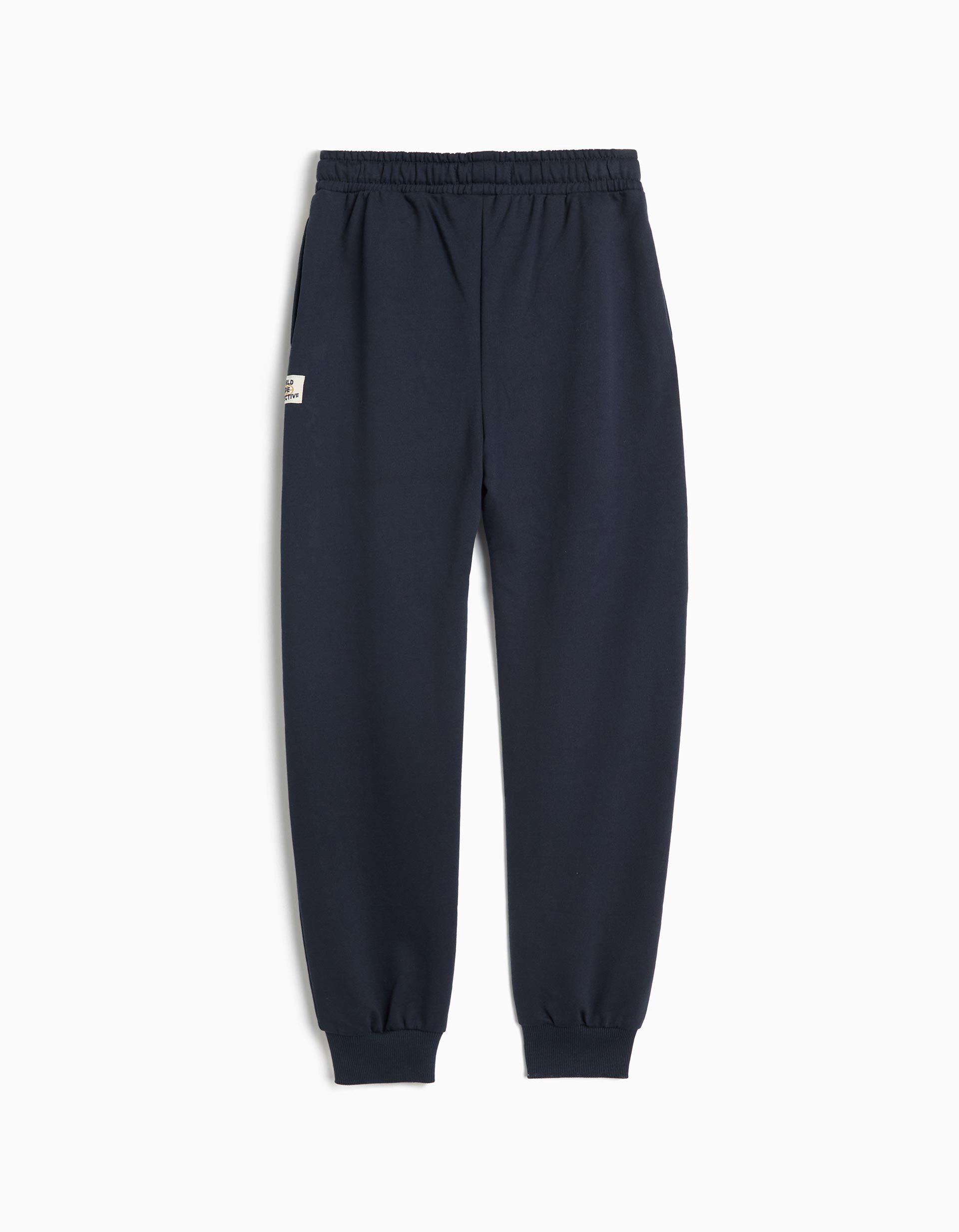 Comprar Online Cal&ccedil;as Jogger De Felpa, Menino, Azul Escuro