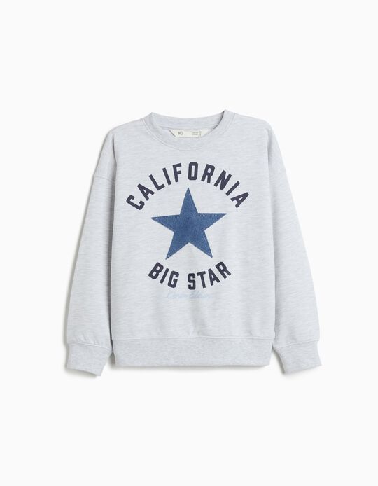 Comprar Online Sweatshirt, Menina, Cinzento Claro