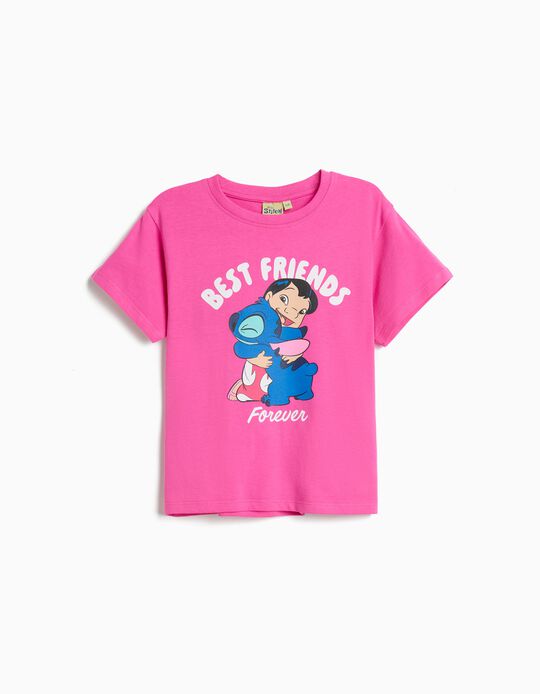 Comprar Online T-shirt 'Stitch' &copy;Disney, Menina, Rosa