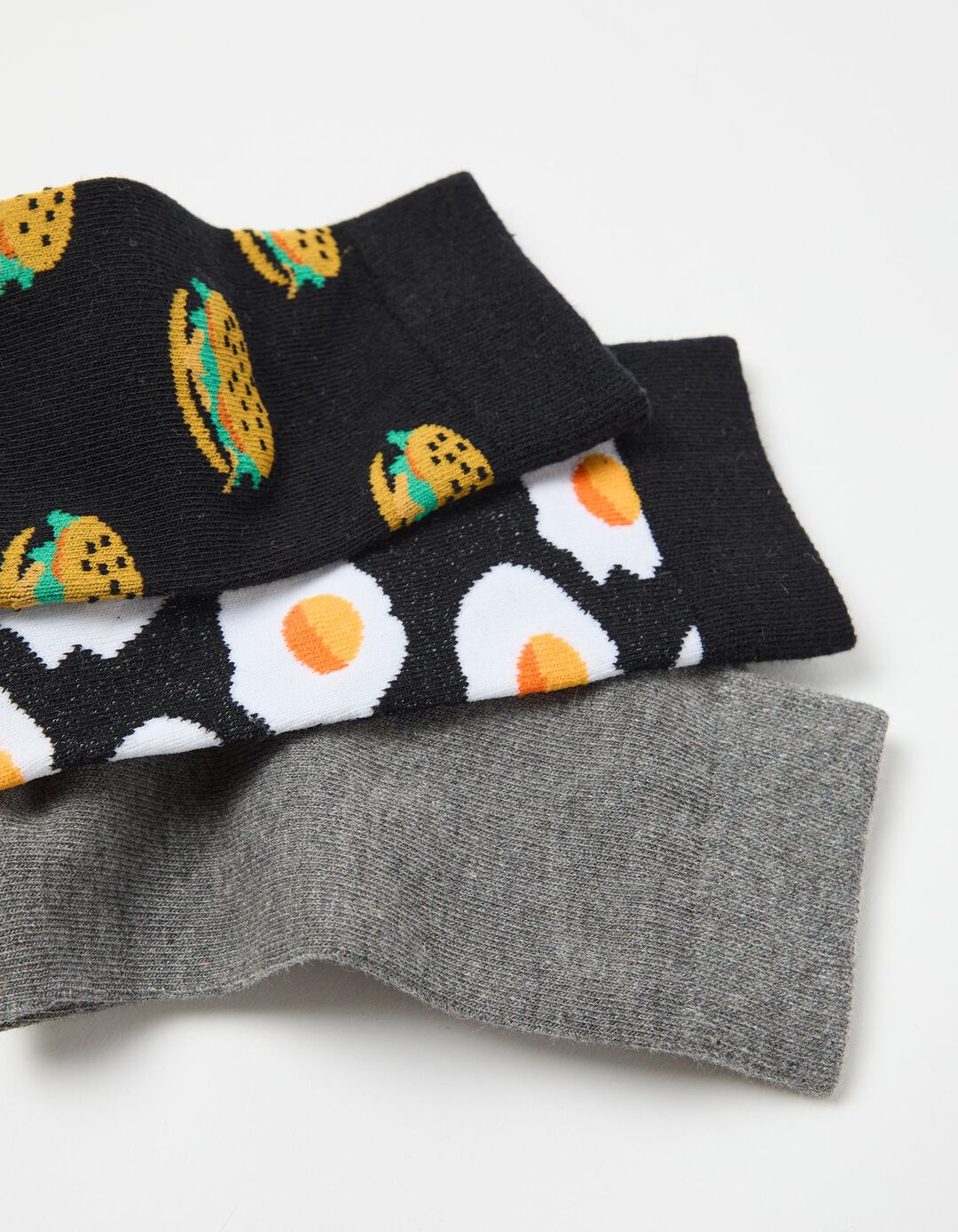 Pack 3 Pares de Meias, Homem, Cinzento