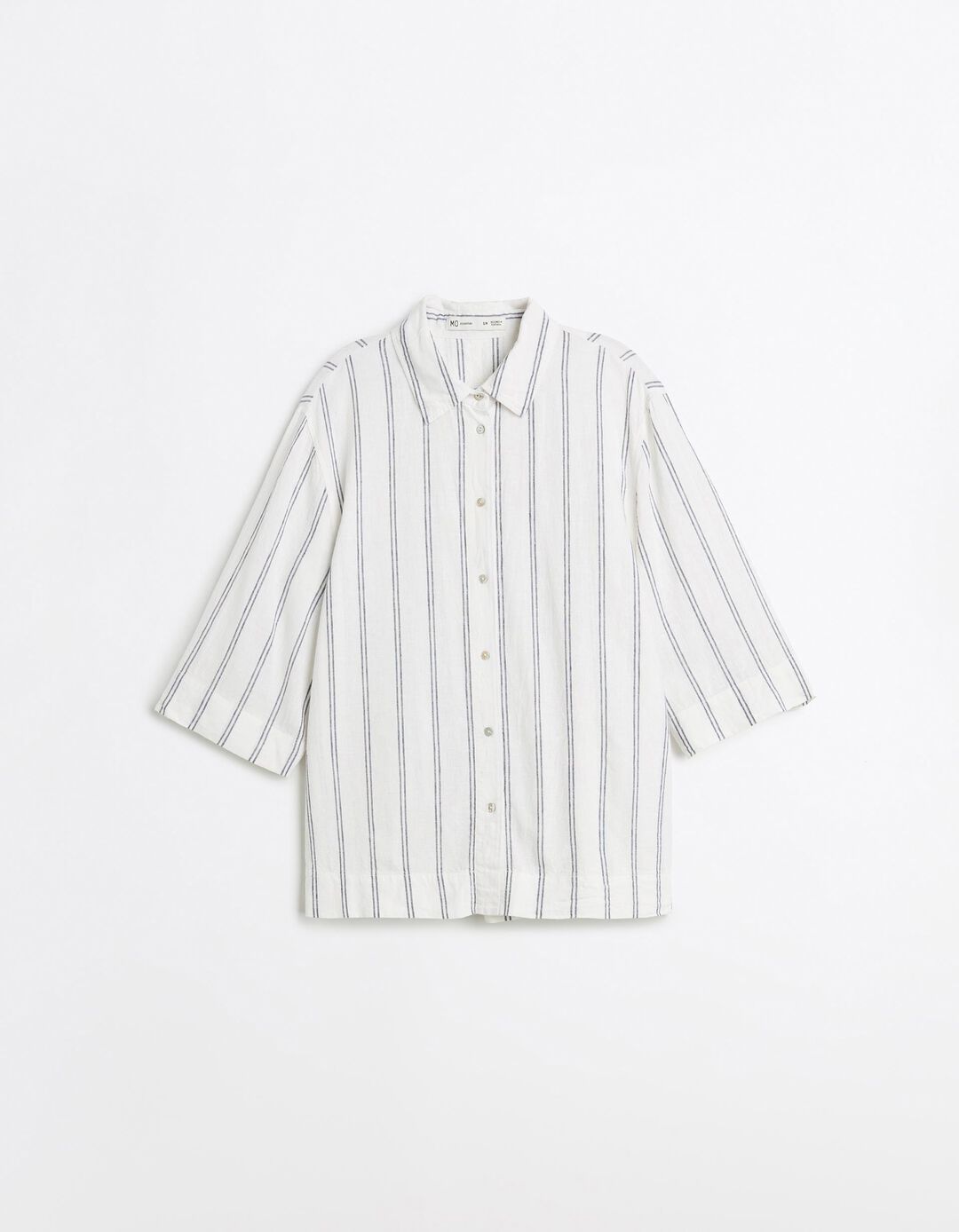 Camisa com Linho, Mulher, Cru