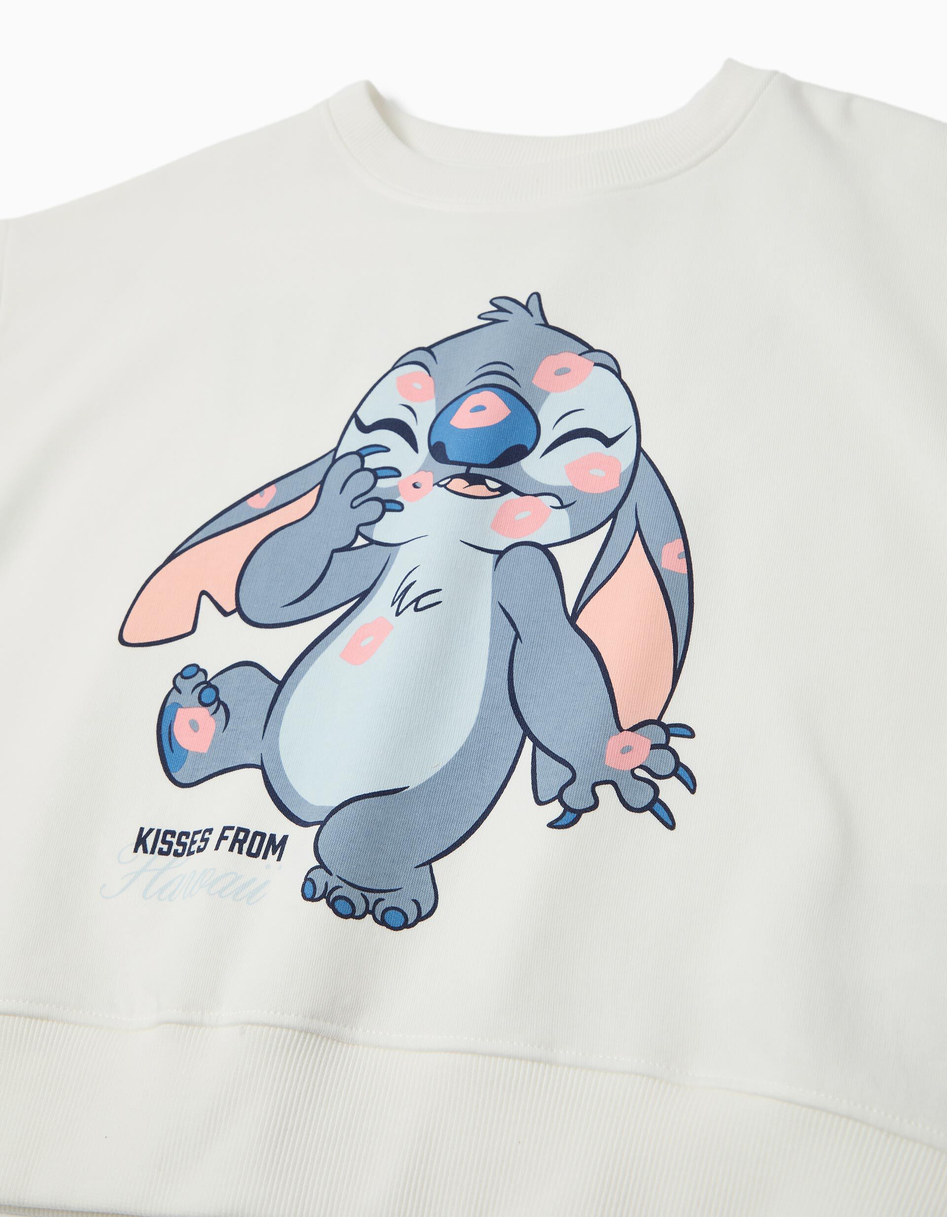 Comprar Online Sweatshirt de Felpa 'Stitch' &copy;Disney, Menina, Branco