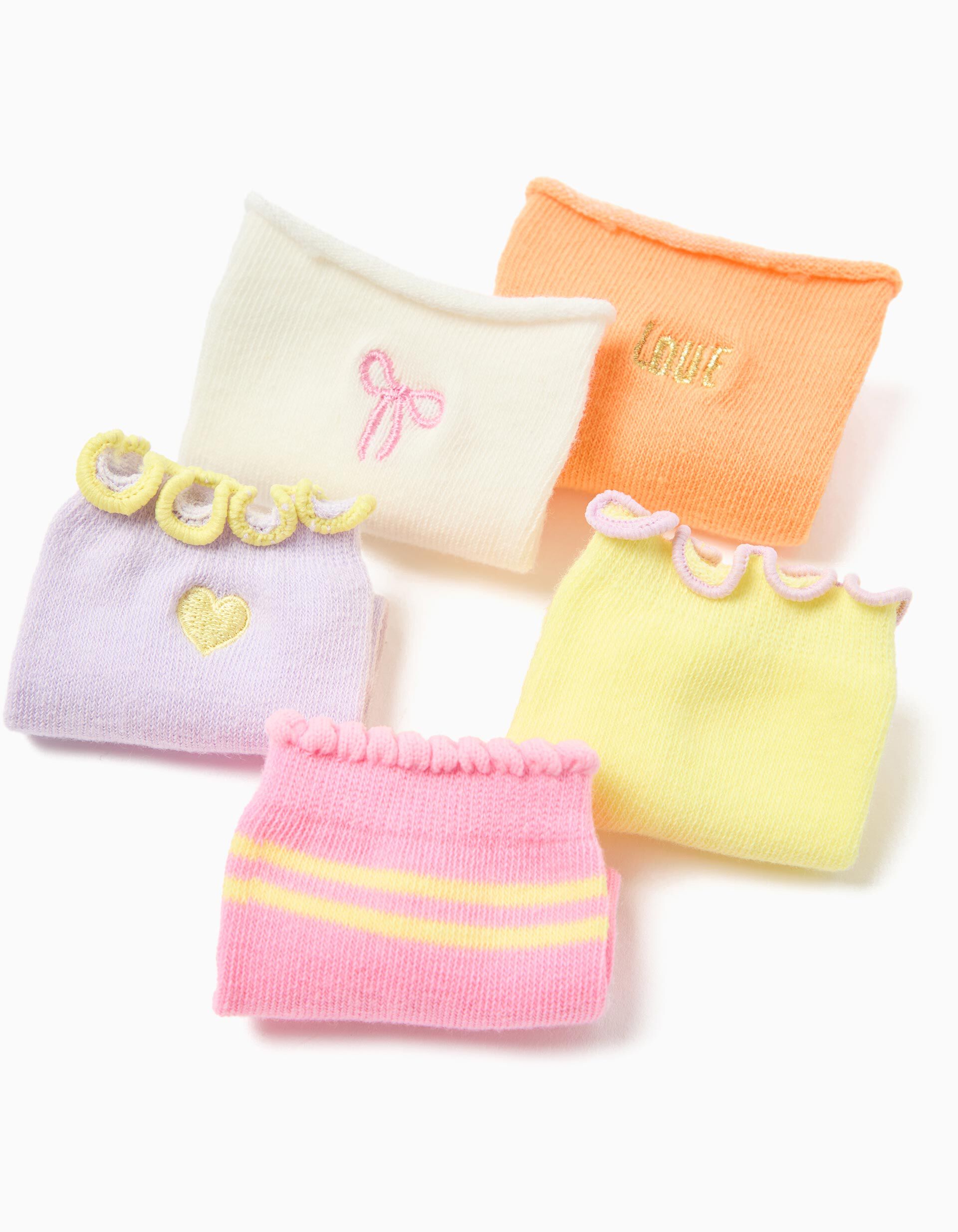 Comprar Online Pack 5 Pares de Meias, Menina, Multicor