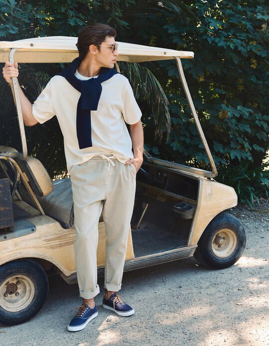 Comprar Online Cal&ccedil;as Joggers, Homem, Bege