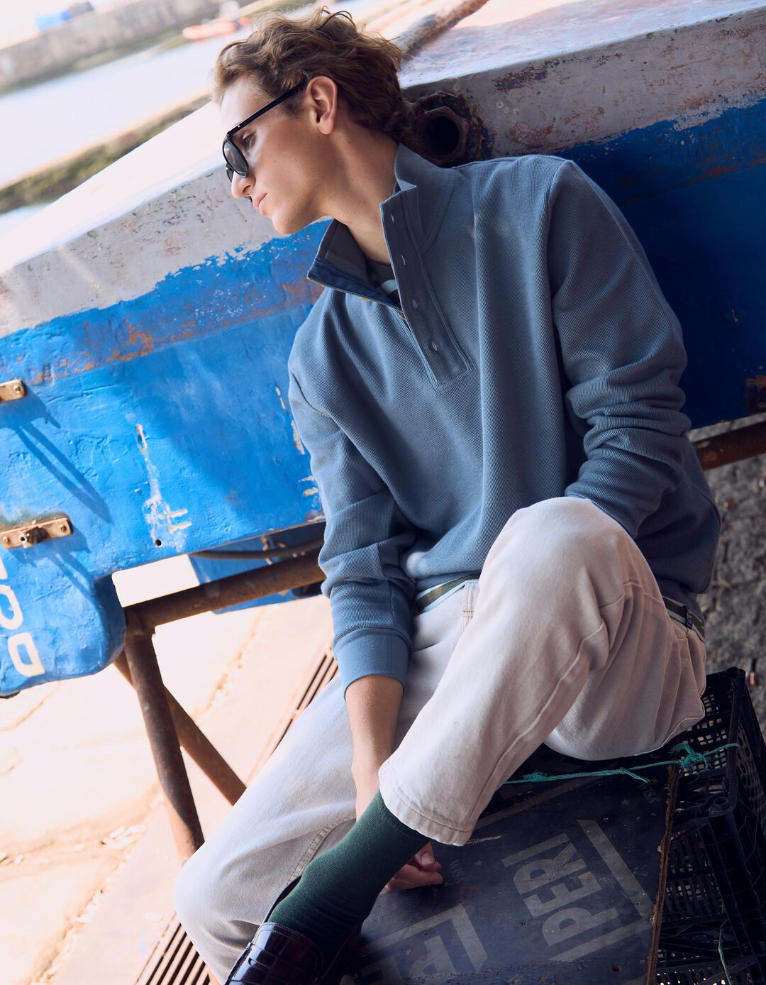 Sweatshirt Gola Subida, Homem, Azul