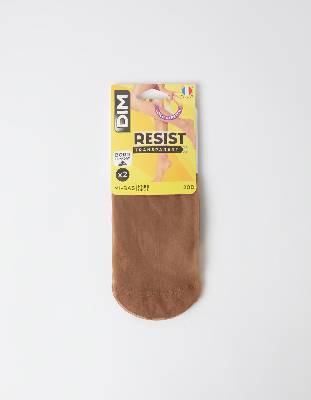 Pack 2 Pares De Meias 20 DEN 'DIM', Mulher, Natural