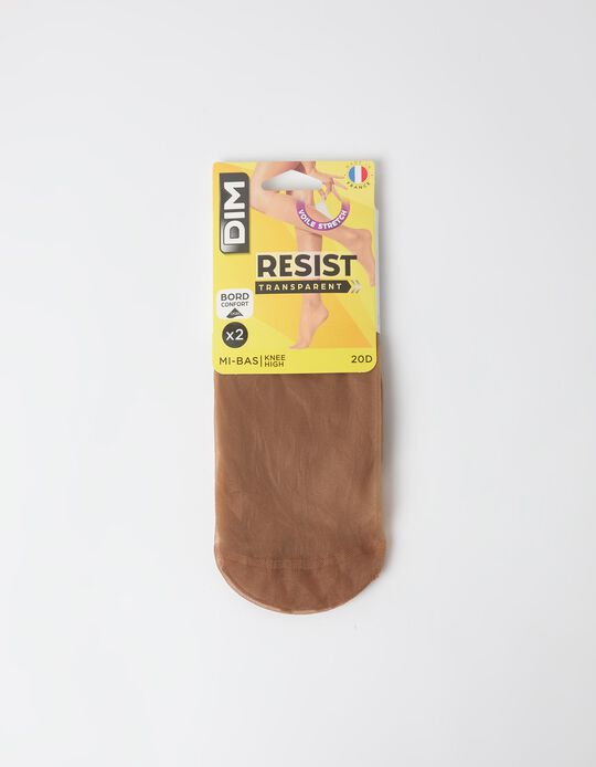 Comprar Online Pack 2 Pares De Meias 20 DEN 'DIM', Mulher, Natural