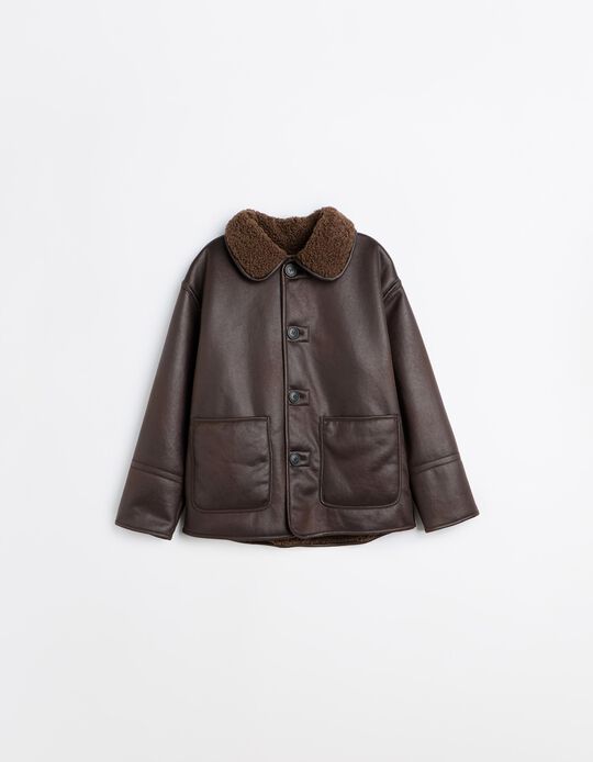 Comprar Online Casaco Revers&iacute;vel, Mulher, Castanho