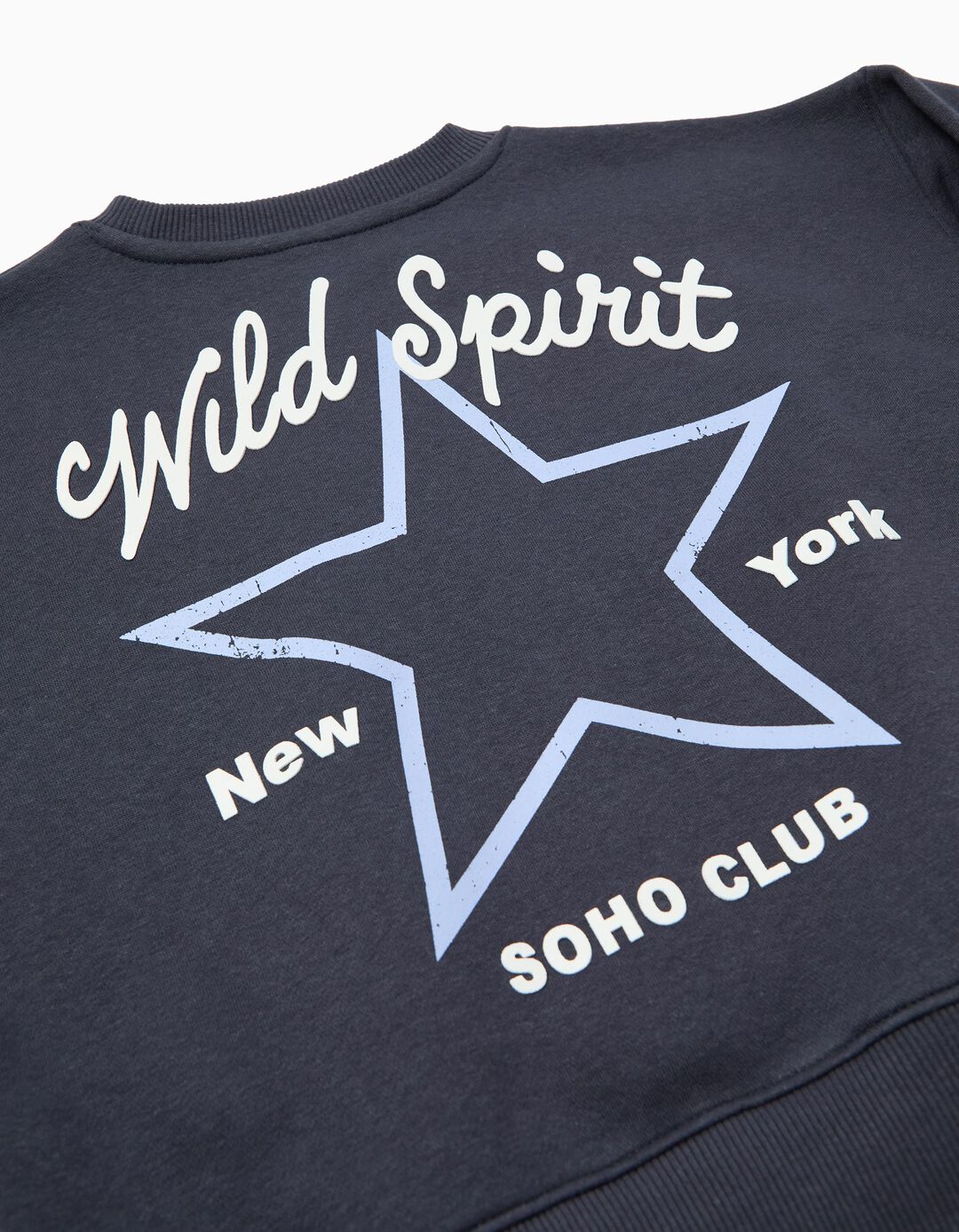 Sweatshirt, de Felpa Menina, Azul Escuro