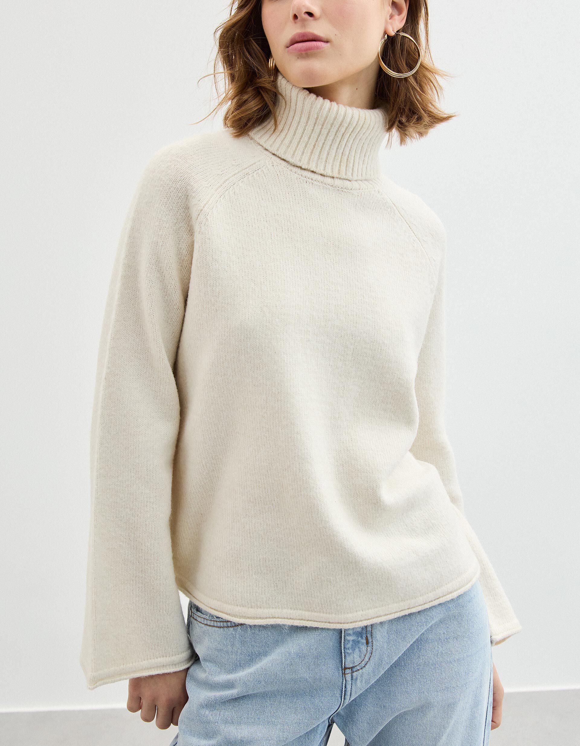 Comprar Online Camisola com L&atilde;, Mulher, Bege Claro