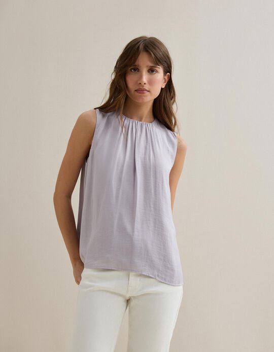 Comprar Online Blusa, Mulher, Cinzento Claro 