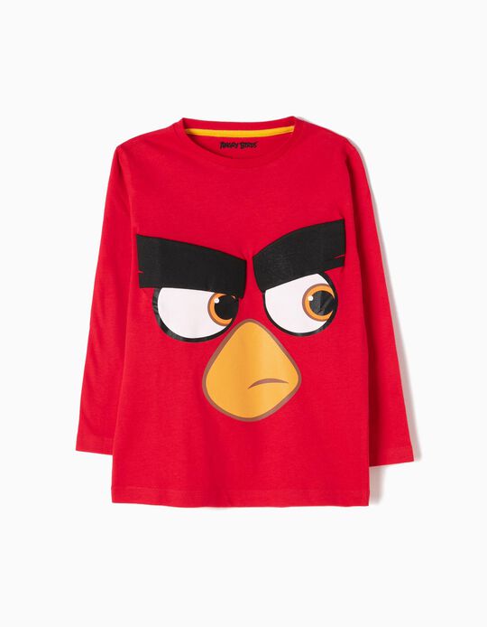 Red Long-Sleeved Top, Angry Birds