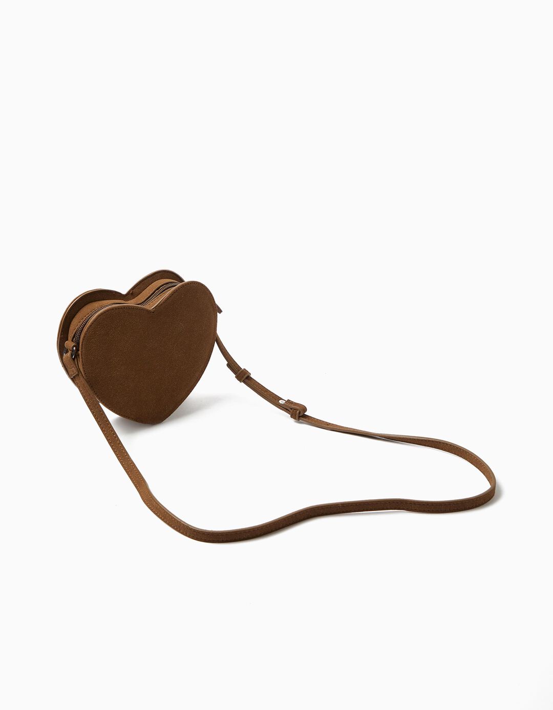 Mala Tiracolo Cora&ccedil;&atilde;o, Menina, Castanho