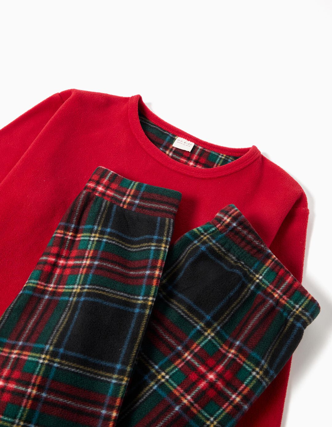 Pijama Polar de Natal, Menino, Vermelho