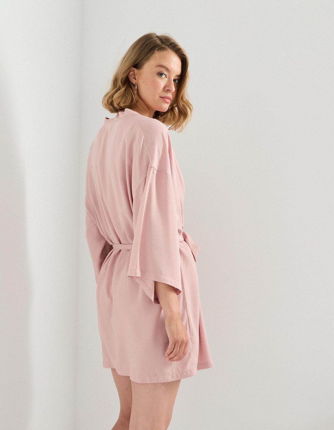 Robe, Mulher, Rosa Claro 