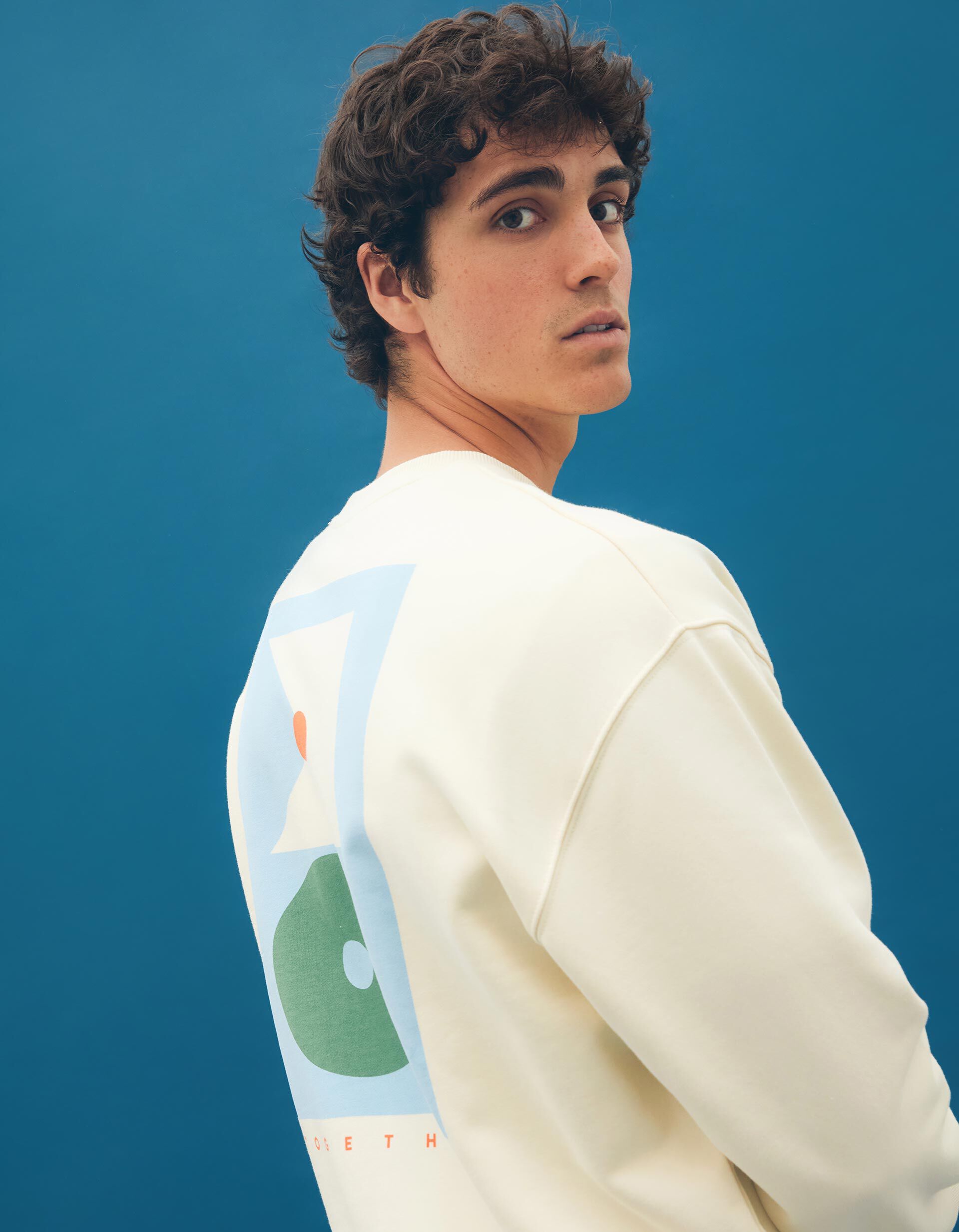 Comprar Online Sweatshirt de Felpa, Homem, Cru