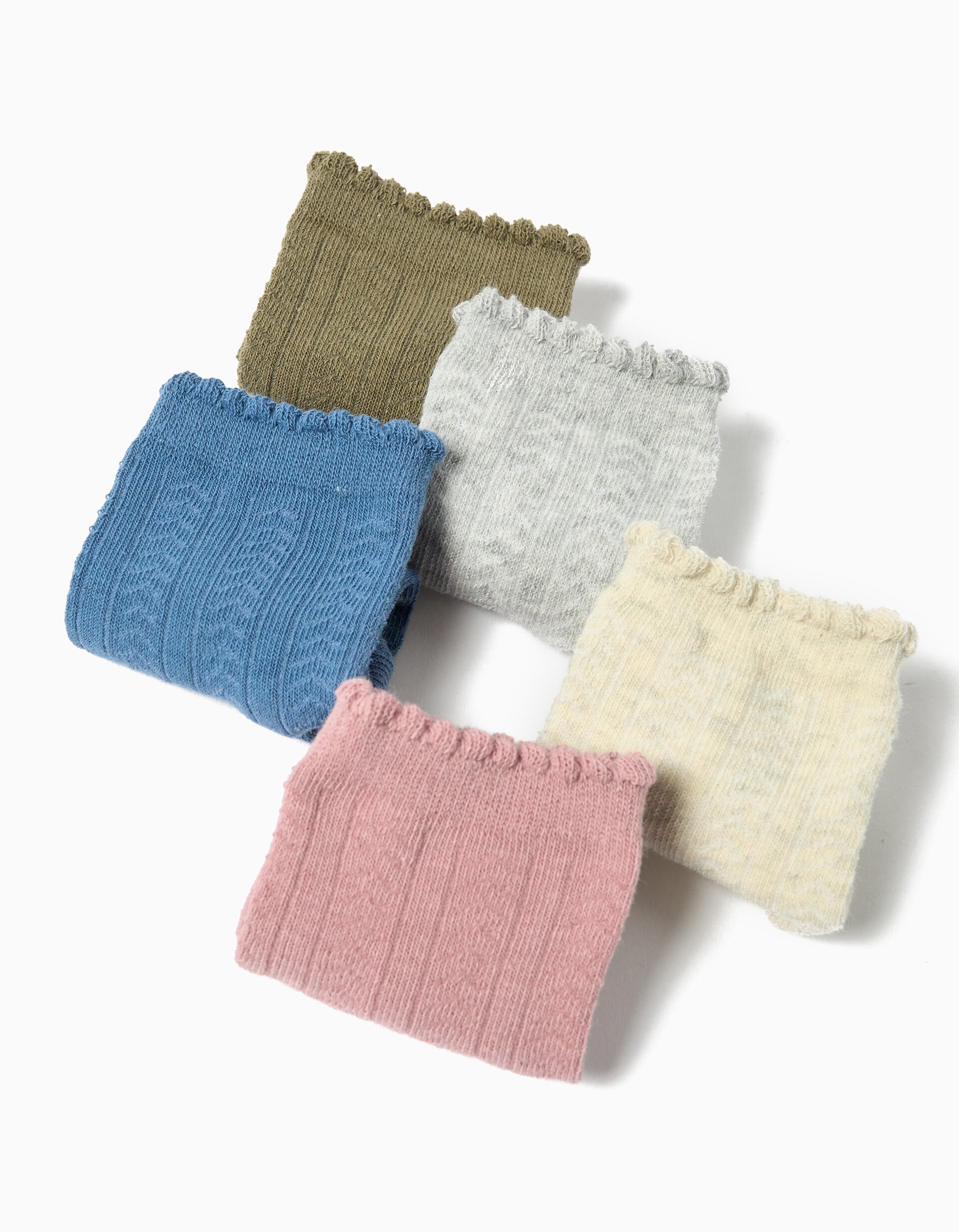 Comprar Online Pack 5 Pares de Meias, Menina, Multicor